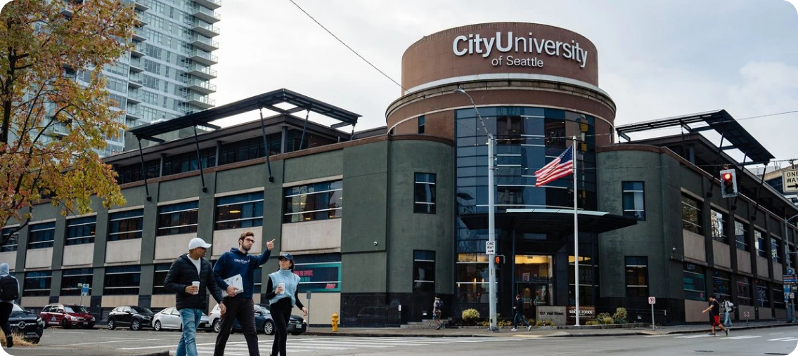 Campus buildings in downtown Seattle