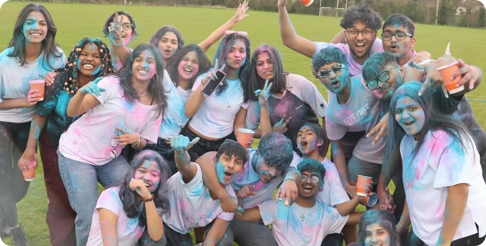 Indian students on Maynooth campus